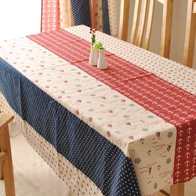  Quadratisch Mit Mustern Tischdecken , Leinen  /  Baumwollmischung Stoff Tabelle Dceoration