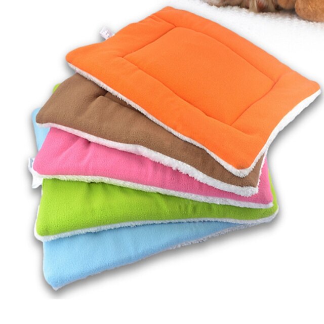 Chat Chien Surmatelas fin de protection Couchages Couvertures de lit Couleur Pleine Doux Tissu Coton pour grands chiens et chats de taille moyenne