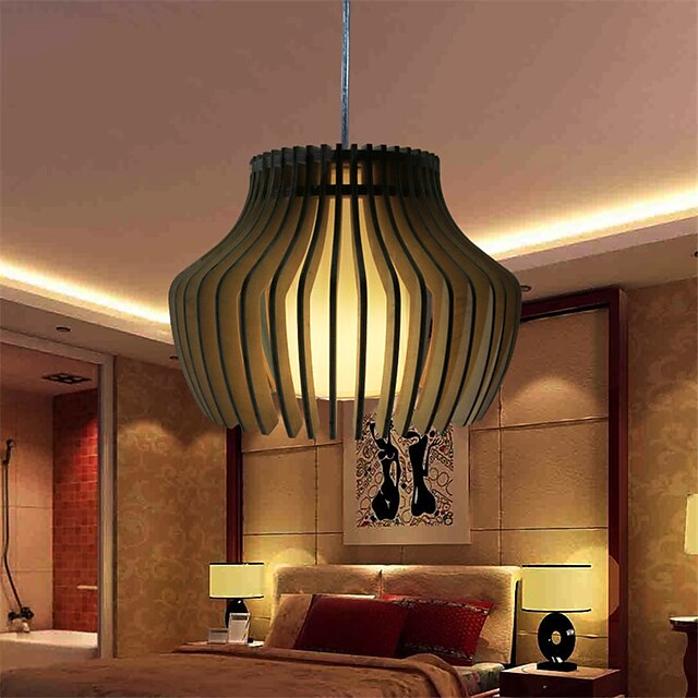  מנורות תלויות ,  וינטאג' אחרים מאפיין for LED עץ/במבוק חדר שינה חדר אוכל חדר עבודה / משרד מסדרון נורה 1