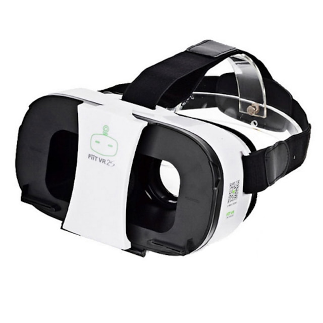  fiit vr 2s virtuaalitodellisuus 3D video kypärä lasit - valkoinen + musta