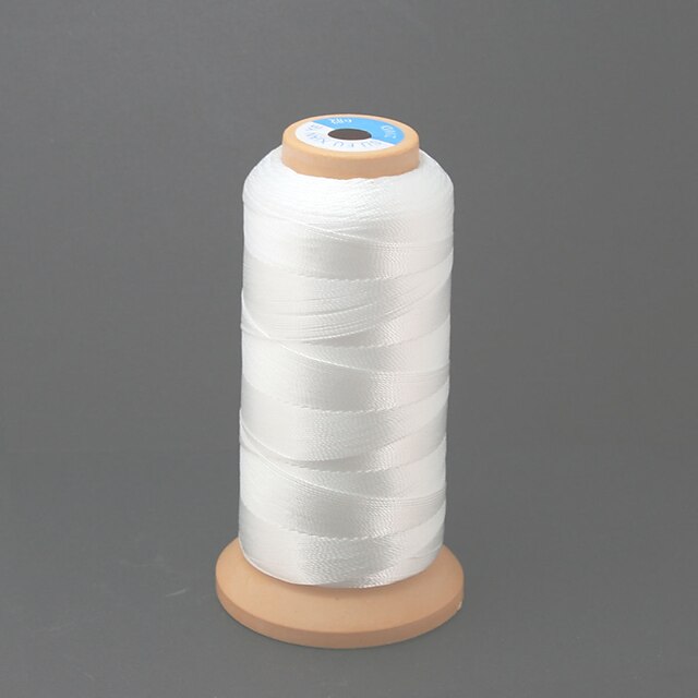  Beadia 480M/Roll 100% Nylon Thread 0.5mm White Beading Cord String DIY Accessories