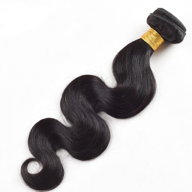  1 csomagot Perui haj Hullámos haj 10A Szűz haj Az emberi haj sző 8-26 hüvelyk Emberi haj sző Human Hair Extensions
