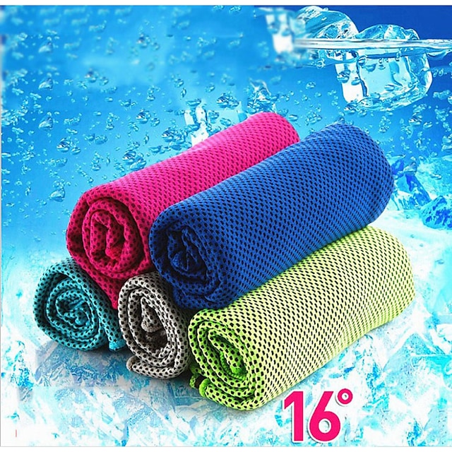 toalha de arrefecimento - reduz a temperatura do corpo e ajuda a aliviar o calor do verão - que é perfeito para camping, caminhadas
