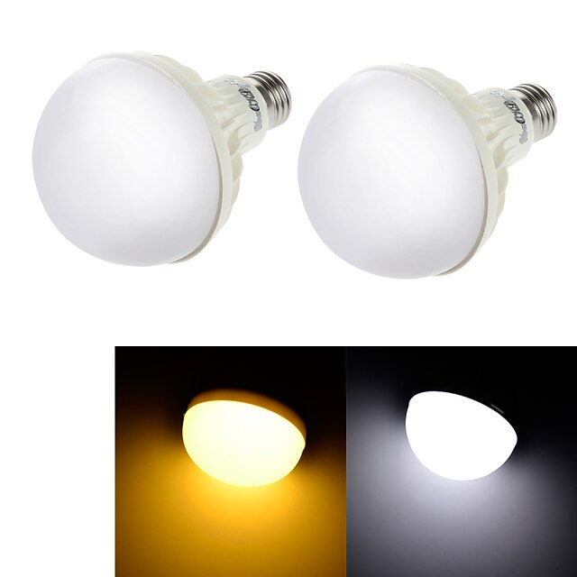  LED-globepærer 3000/6000 lm E26 / E27 C35 9 LED Perler SMD 5630 Dekorativ Varm hvid Kold hvid 220-240 V / 2 stk.