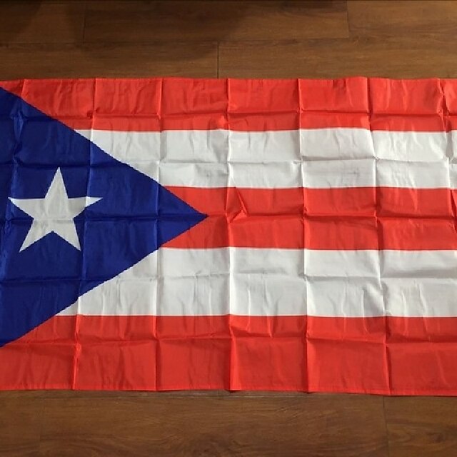  Porto Rico atividades bandeira 3ftx5ft para comemorar as bandeiras decorativas qualidade de poliéster (sem mastro)