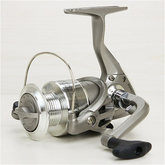  Mulinelli per spinning 5.5:1 Rapporto di trasmissione+8.0 Cuscinetti a sfera Mano Orientamento Intercambiabile Pesca di mare / Spinning / Pesca di acqua dolce - SC5000 / Pesca dilettantistica