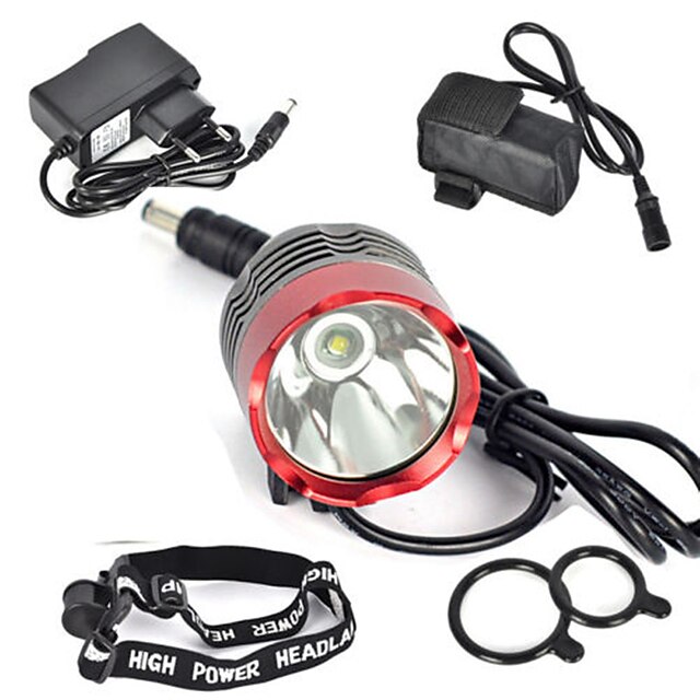 Cycling 3000Lm XML T6 LED Front Bicycle Lamp Bike Light Headlamp+6400mAh Battery