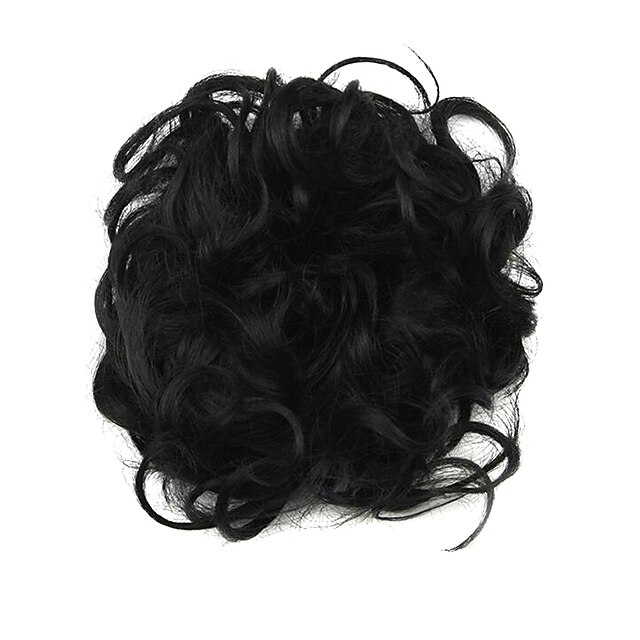  wig black 6cm high temperature wire hair circle colour 2