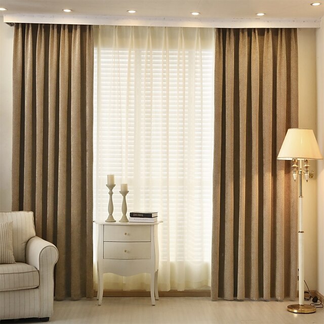  Moderne Blackout gardiner gardiner To paneler Stue   Curtains / Mønstret