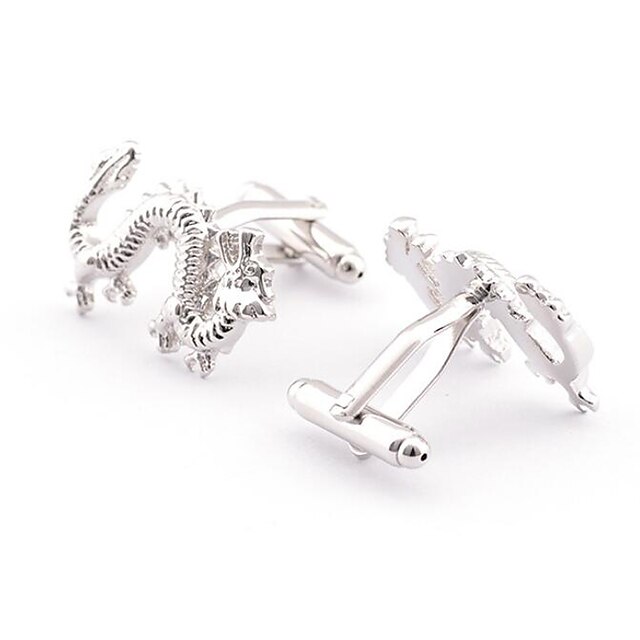  Silver Cufflinks Alloy Work / Casual Men's Costume Jewelry For