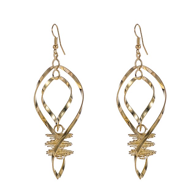  Women's Drop Earrings Earrings Jewelry Golden / Silver For Wedding Party Daily Casual