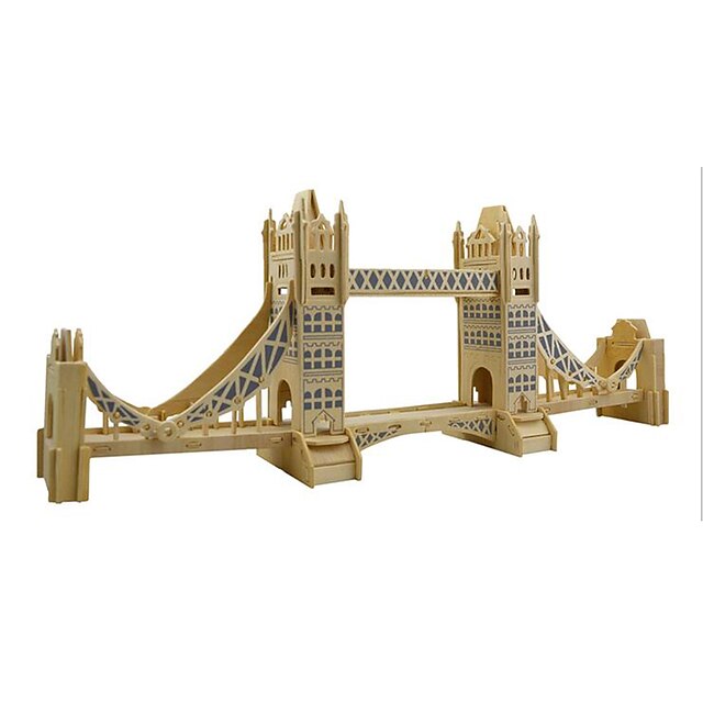  Edificio famoso Puzzle 3D Modellini di legno Legno Per bambini Per adulto Giocattoli Regalo