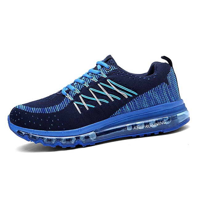  Women's Shoes Tulle Spring / Summer / Fall Comfort Running Shoes Flat Heel Black / Sky Blue / Blue