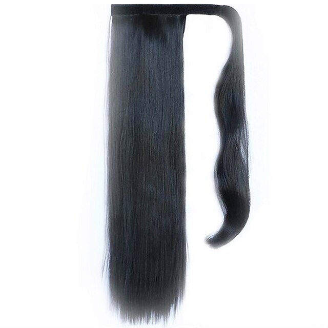 Αλογορουρές Συνθετικά μαλλιά Κομμάτι μαλλιών Hair Extension Ίσιο / Κλασσικά Καθημερινά
