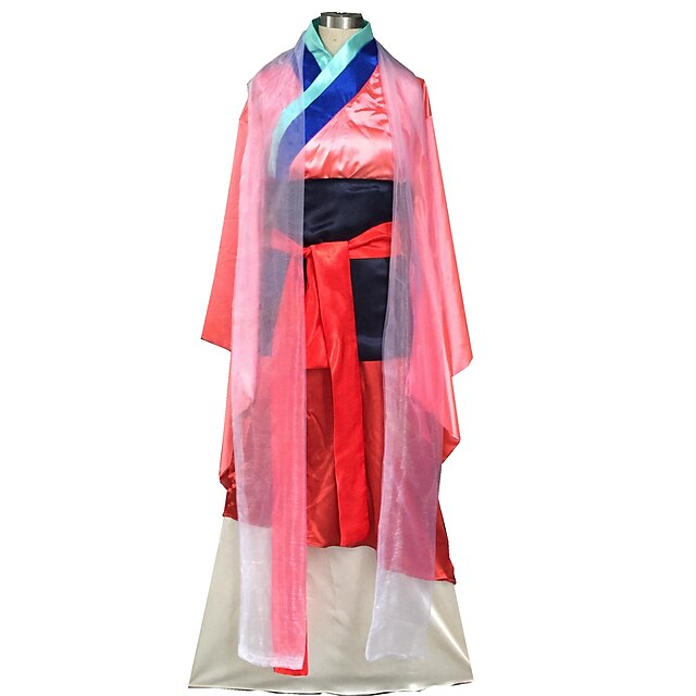  Da principessa Fiabe Costumi Cosplay Per donna Cosplay da film Gonna Grembiule Corsetto Halloween Capodanno Lana Seta / Kimono / Cintura / Cintura / Kimono