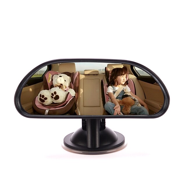  iztoss Baby bil spejl bagsædet bagudvendt spædbarn i syne justerbar bil Baby bakspejl med sugekop