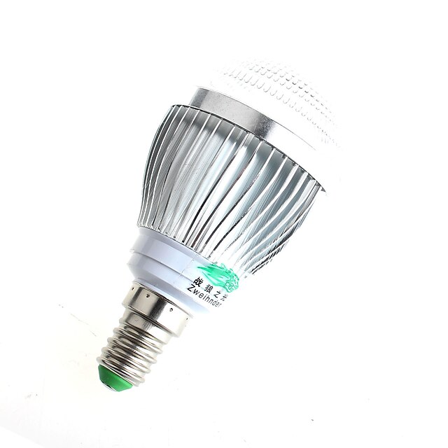  3W E14 Ampoules Globe LED A60(A19) 6 COB 280lumens lm Blanc Chaud / Blanc Naturel Décorative AC 100-240 V 1 pièce