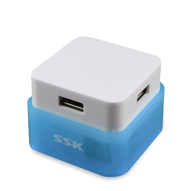 ssk shu020 usb hub 4-port høyhastighets USB 2.0-huber kabel splitter fire grensesnitt splitter