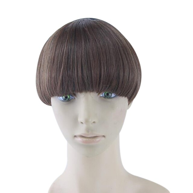  cheveux humains bruns bouclés crépus tisse chignons 3017