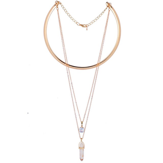  alliage de lgsp femmes necklacedaily zircone cubique-61161054 style élégant