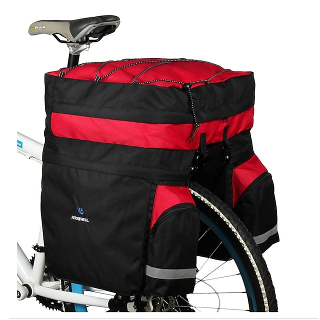  60 L Túratáska csomagtartóra / Kétoldalas túratáska Párásodás gátló Viselhető Ütésálló Kerékpáros táska 600D poliészter Kerékpáros táska Kerékpáros táska