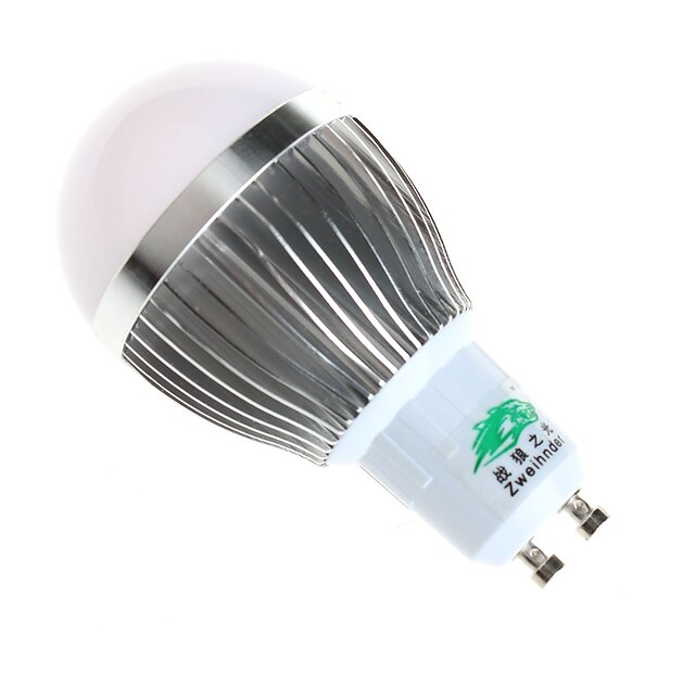  3W GU10 Ampoules Globe LED A60(A19) 6 SMD 5730 280lumens lm Blanc Chaud / Blanc Naturel Décorative AC 100-240 V 1 pièce
