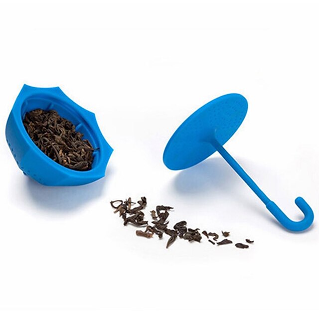  Kształt parasola herbaty zaparzaczem silikonowe luźne sitko filtra herbaty liści
