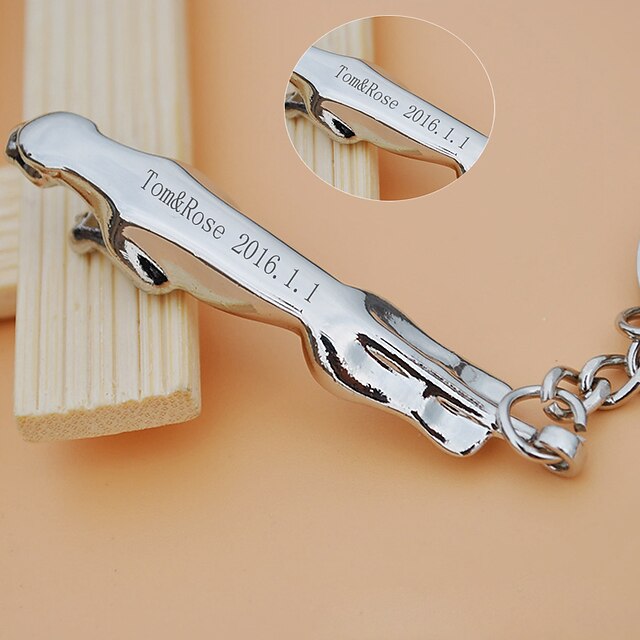  Keychain Favors Stainless Steel Piece/Set