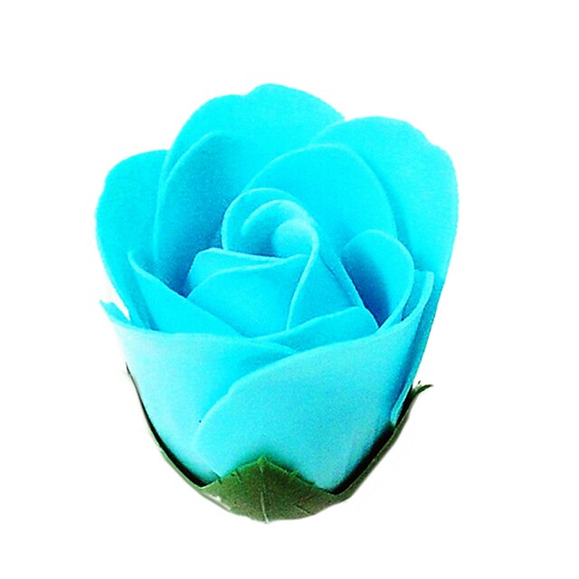  romantikus újdonság szappan rózsa virág ajándék a szerelmesek mosás 50db / szett (véletlenszerű szín)