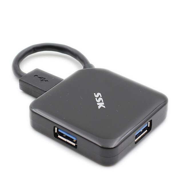  hub ssk USB 3.0 5Gbps SuperSpeed ​​laptop, desktop a 4 porte adattatore del caricatore USB Extender shu310