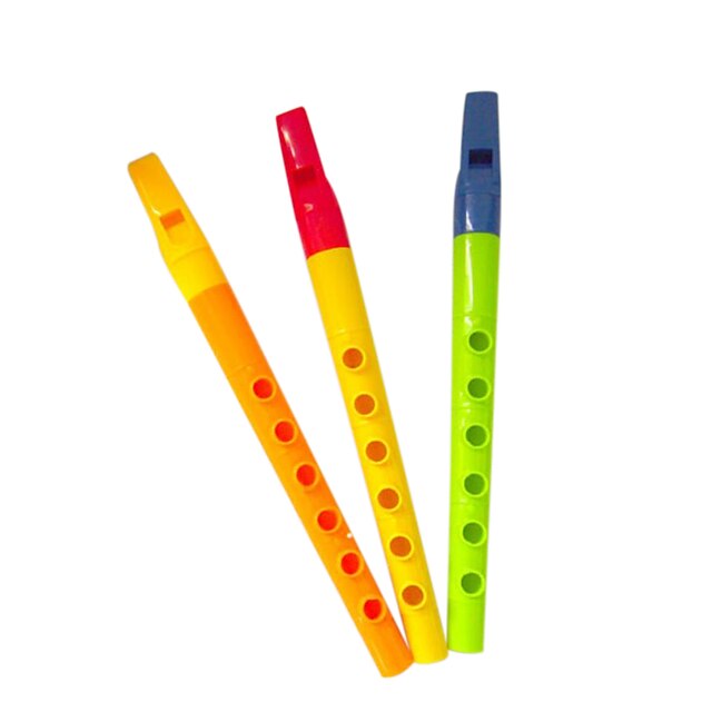  gelb / grün Kind Flöte für alle Kinder Musikinstrumente Spielzeug