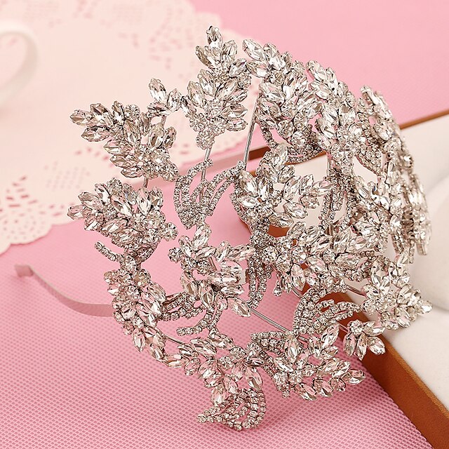  Women's / Flower Girl's Rhinestone / Crystal Headpiece-Wedding / Special Occasion / Outdoor Headbands 1 Piece