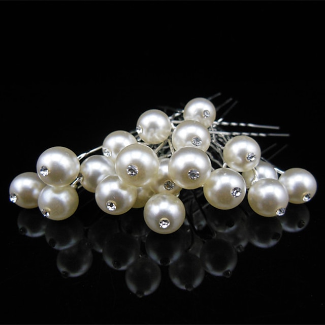  Perle Hair Stick / Pini de păr cu 1 Nuntă / Ocazie specială Diadema