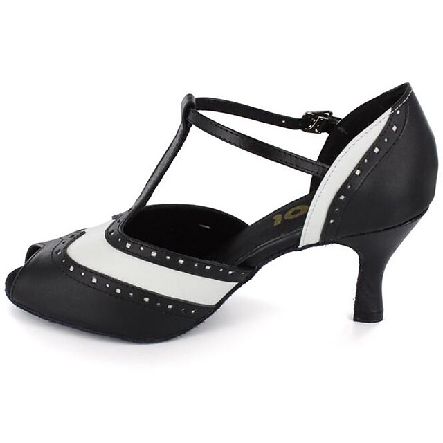 Women‘s Dance Shoes Modern / Swing Shoes Synthetic Chunky Heel Black ...