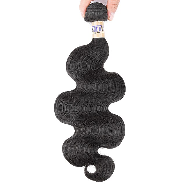  Malaysian Hair Body Wave 100 g Natural Color Hair Weaves / Hair Bulk Human Hair Weaves Human Hair Extensions