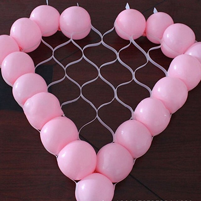  formato de coração grade balão de festa DIY decoração de aniversário de casamento (não contém balão)