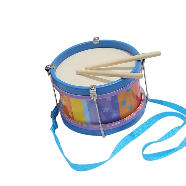  bois tambours à main de l'enfant bleu pour les enfants tous les instruments de musique jouets