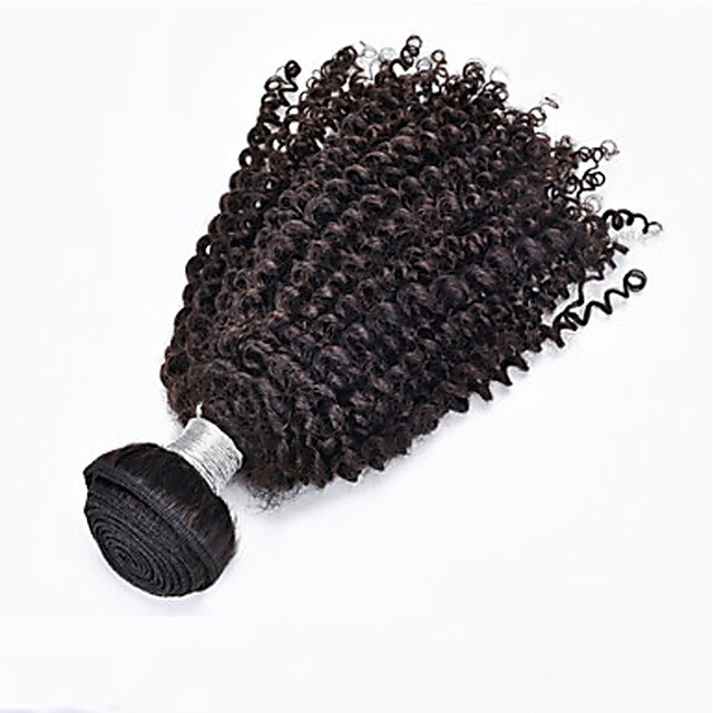  Włosy brazylijskie Kinky Curl Curly Weave 8A Włosy naturalne Fale w naturalnym kolorze Ludzkie włosy wyplata Ludzkich włosów rozszerzeniach