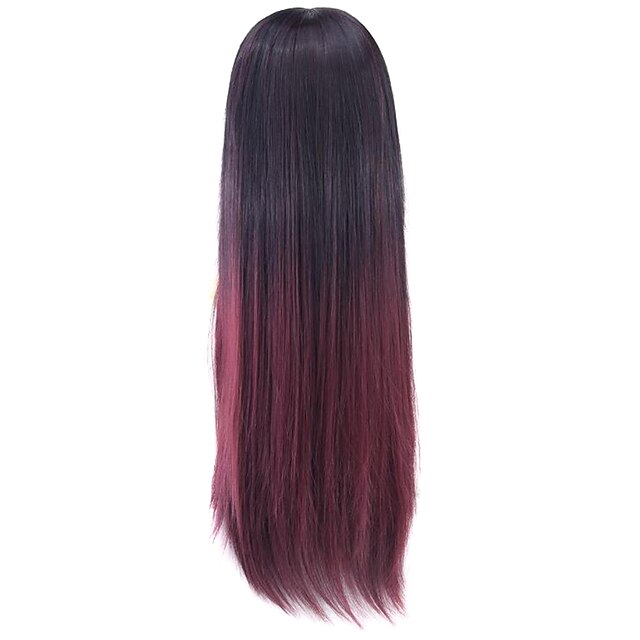  Synthetische Perücken / Perücken Synthetische Haare Perücke Damen Schwarz / Burgund