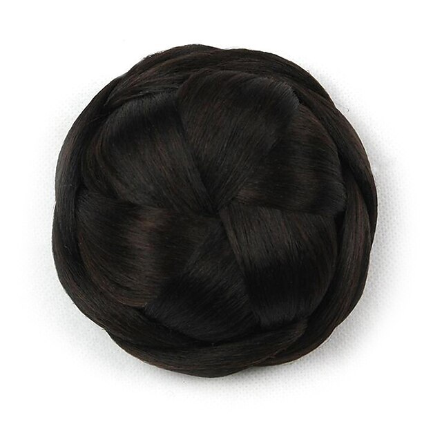  longitud de 5 cm negro peluca rizada sintética de color rizado flores de alta temperatura empleador 2/33
