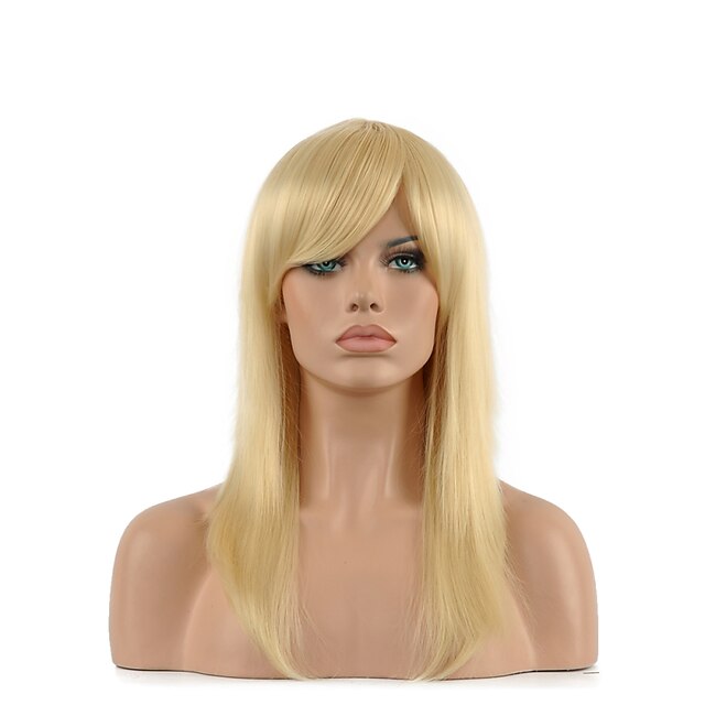  Synthetische Perücken Glatt Gerade Perücke Blondine Synthetische Haare Damen