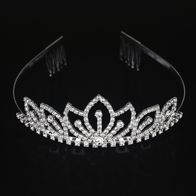  Legering Tiaras / Hovedtøj med Blomster 1pc Bryllup / Speciel Lejlighed Medaljon