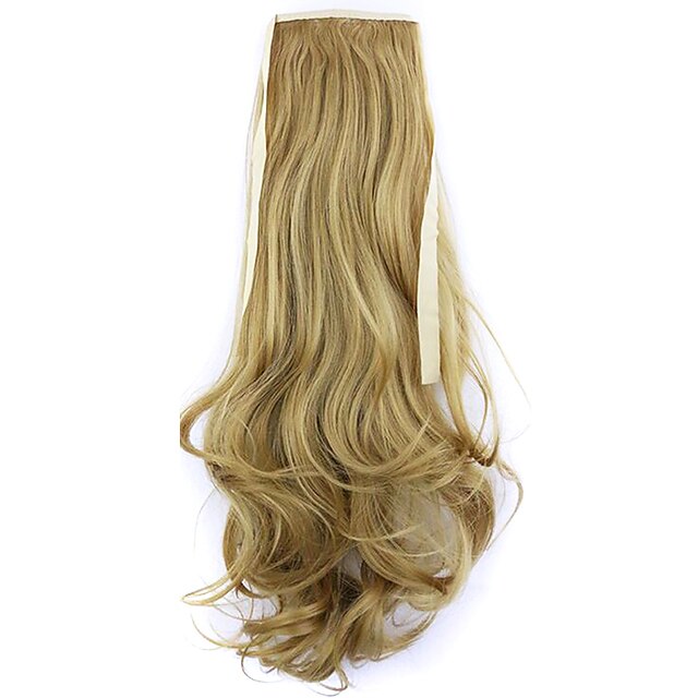  Borwn lengde 50cm fabrikken direkte salg bind typen curl horsetail hår hestehale (farge 27x)
