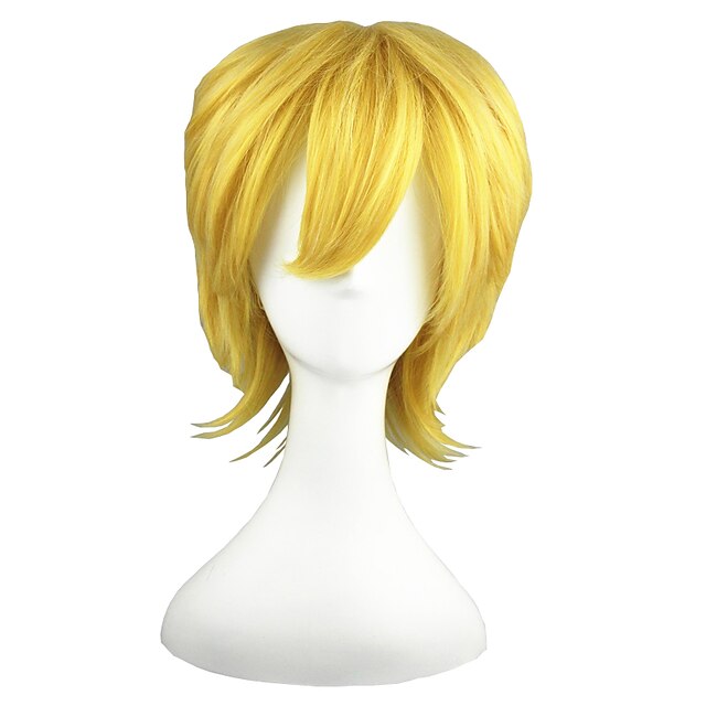  Synthetic Wig Straight Style Capless Wig Blonde Blonde Synthetic Hair Blonde Wig Cosplay Wig