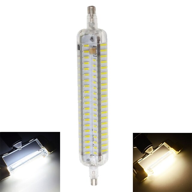  أضواء LED ذرة 800 lm R7S T 152 الخرز LED مصلحة الارصاد الجوية 4014 ضد الماء ديكور أبيض دافئ أبيض كول 220-240 V / قطعة / بنفايات