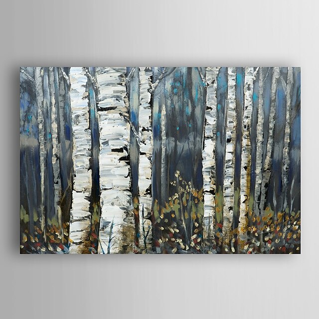  Oil Painting Hand Painted - Landscape Modern Stretched Canvas