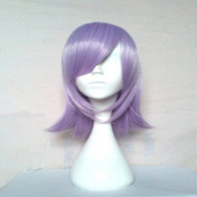  Perruque Synthétique Droit Droite Perruque Violet Cheveux Synthétiques Femme Violet hairjoy