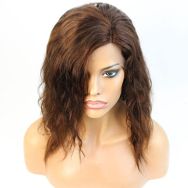  12 16 inch short hair style 150 heavy density natural human hair lace front wig