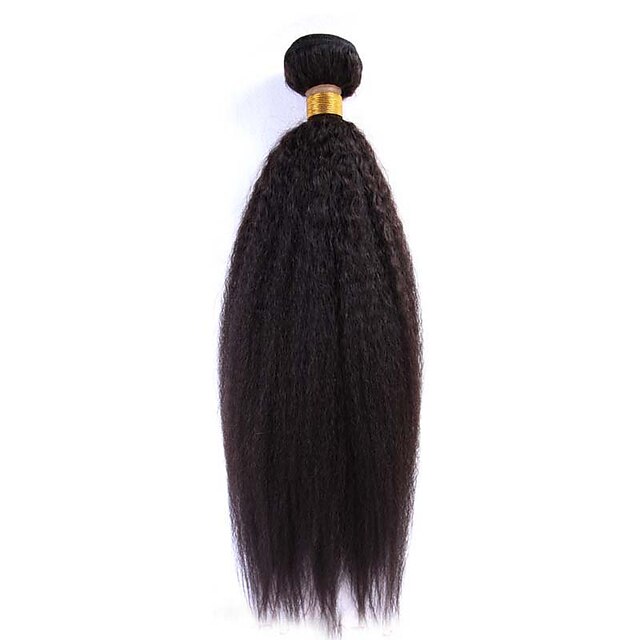  Brazilian Hair Straight Human Hair Natural Color Hair Weaves / Hair Bulk Human Hair Weaves Human Hair Extensions / 8A