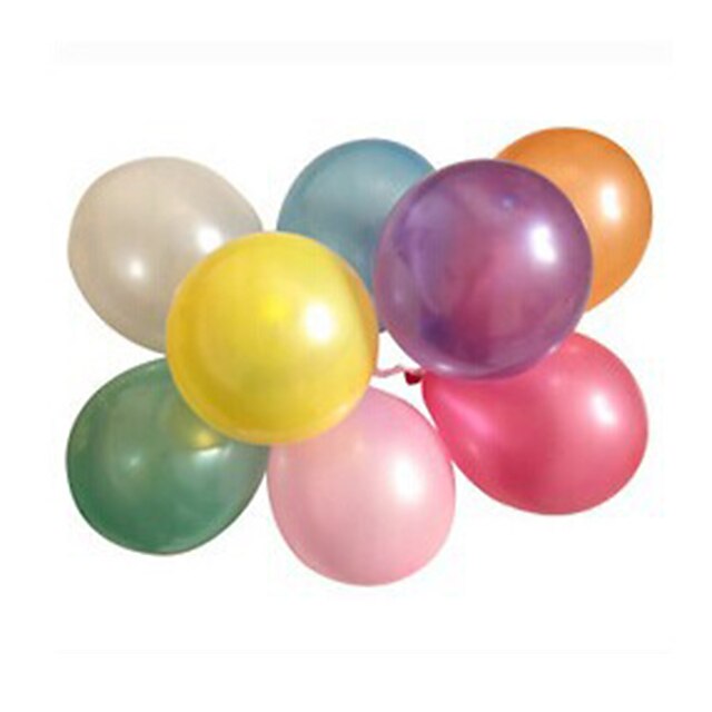  Kulor Ballonger Party Uppblåsbar polykarbonat för Barn Vuxna Pojkar Flickor
